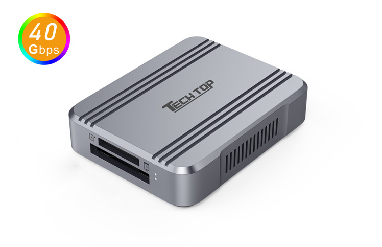 R1023C: USB 40Gbps Type-C to CFexpress 4.0 Type-A and Type-B Card Reader, Single-LUN